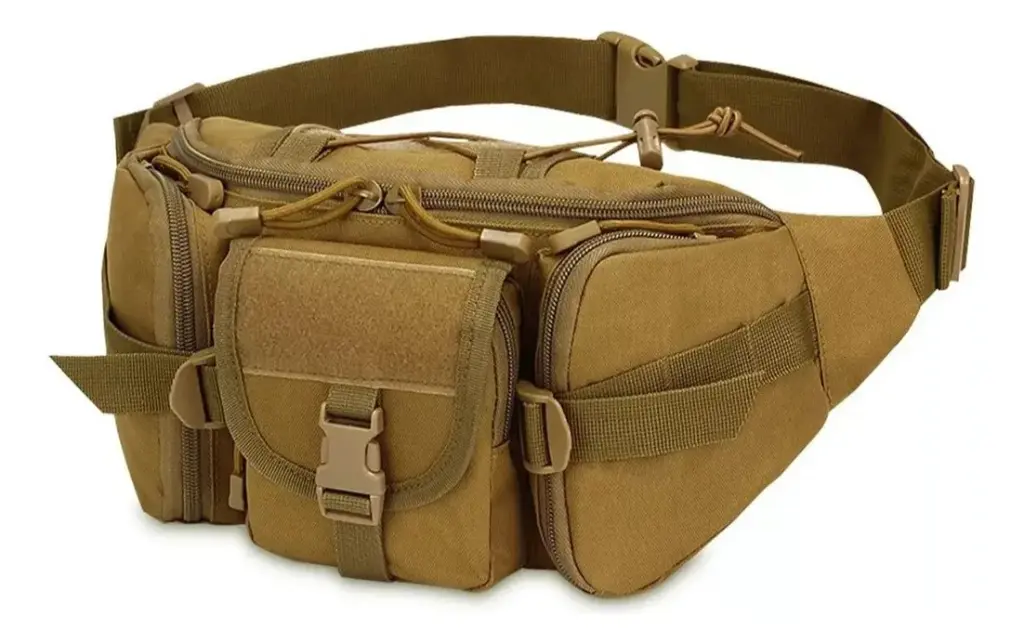 Riñonera Táctica Reforzada Morral Militar Impermeable